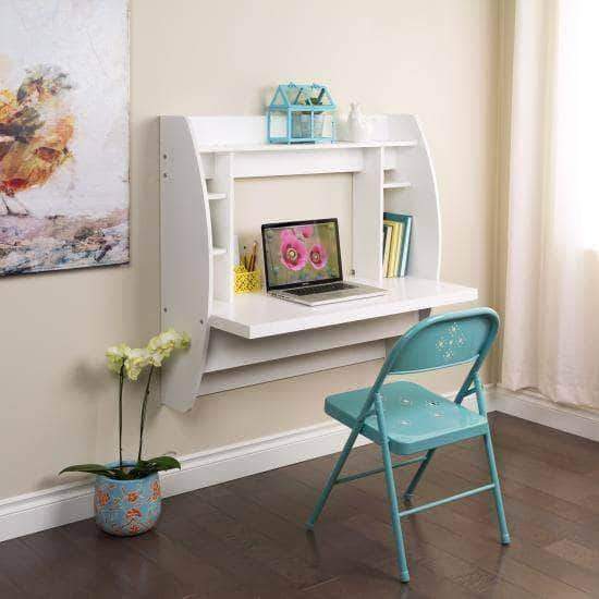 Floating Desk with Storage - Multiple Options Available-Wholesale Furniture Brokers