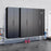 Modubox Cabinet Black HangUps 102 Inch Storage Cabinet 3-Piece Set L - Available in 2 Colors
