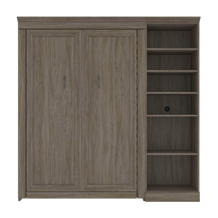 Modubox Full Murphy Bed Evolution Full Murphy Wall Bed and One Storage Unit - Available in 2 Colors