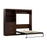 Modubox Murphy Wall Bed Chocolate Pur Full Murphy Wall Bed and Storage Unit with Drawers (95W) - Available in 2 Colors