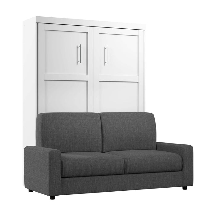 Modubox Murphy Wall Bed Pur Queen Murphy Wall Bed and a Sofa - Available in 2 Colors