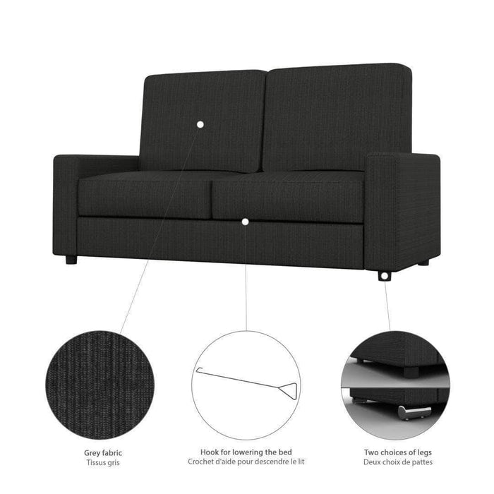 Modubox Murphy Wall Bed Versatile Full Murphy Wall Bed and Sofa