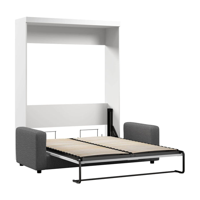 Modubox Murphy Wall Bed White Pur Queen Murphy Wall Bed and a Sofa - Available in 2 Colors