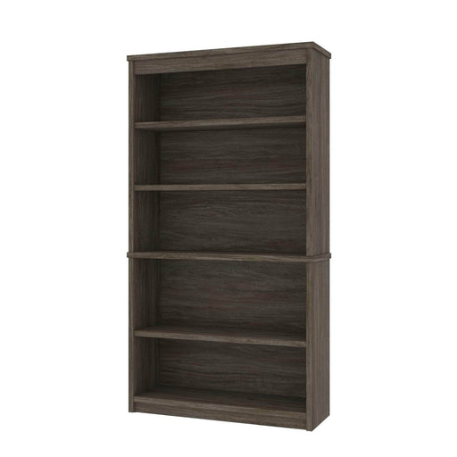 Bestar Bookcase Walnut Gray Uptown II Bookcase - Available in 8 Colors