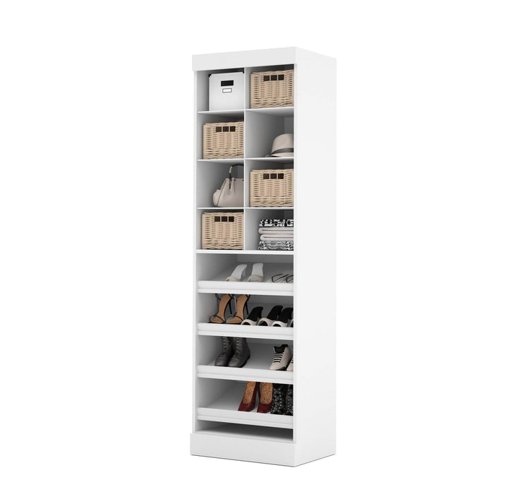 Bestar Closet Organizer White Pur 25“ Closet Organizer - Available in 3 Colors