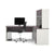 Bestar L-Desk Connexion L-Shaped Desk with Pedestal and Hutch - Available in 3 Colors