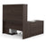 Bestar L-Desk Embassy L-Shaped Desk with 2 Pedestals and Hutch - Available in 2 Colors