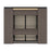 Bestar Full Murphy Bed Orion 98W Full Murphy Bed And 2 Narrow Shelving Units With Drawers (99W) In Bark Gray & Graphite