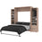 Bestar Queen Murphy Bed Cielo Queen Murphy Bed and 2 Storage Cabinets with Drawers (104W) - Available in 2 Colors