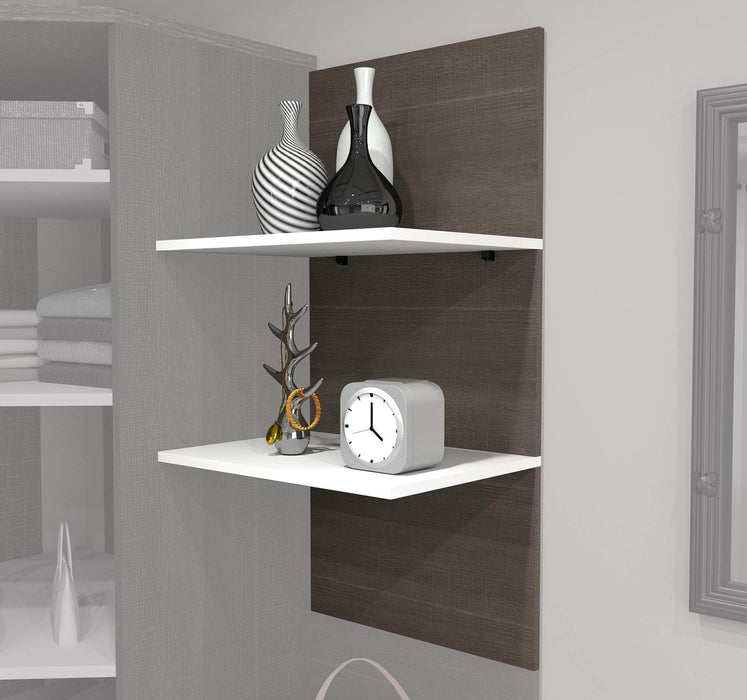 Bestar Shelves Drawers and Doors Cielo 19.5“ Floating Shelves - Available in 2 Colors