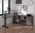 Bestar Standing Desk Pro-Linea 2-Piece set including a standing desk and a credenza - Available in 3 Colors