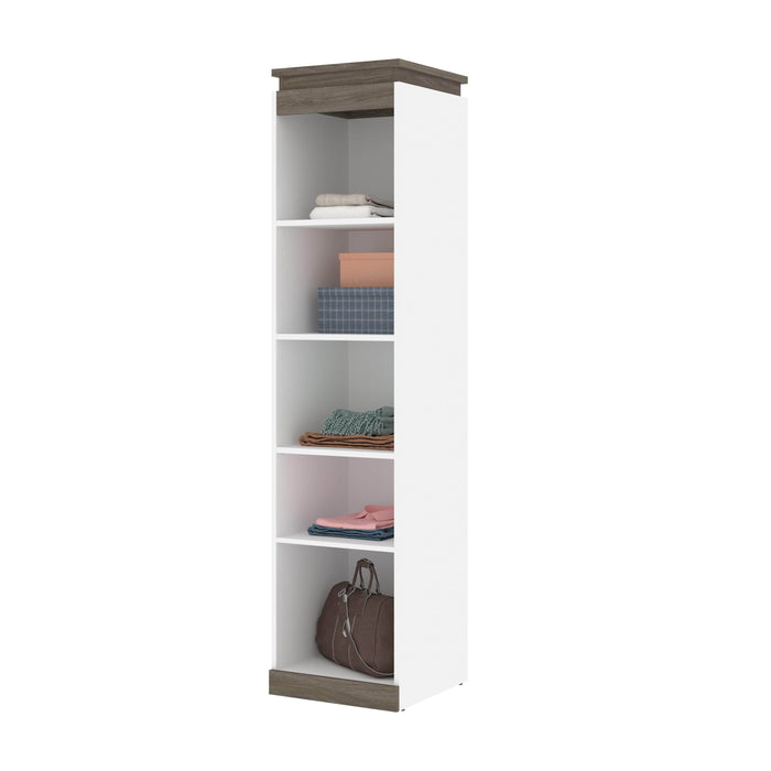 Bestar Storage Orion 20W Narrow Shelving Unit - Available in 2 Colors
