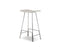 Mobital Bar Stool White Canaria Leather Bar Stool With Black Powder Coated Steel - Available in 2 Colors