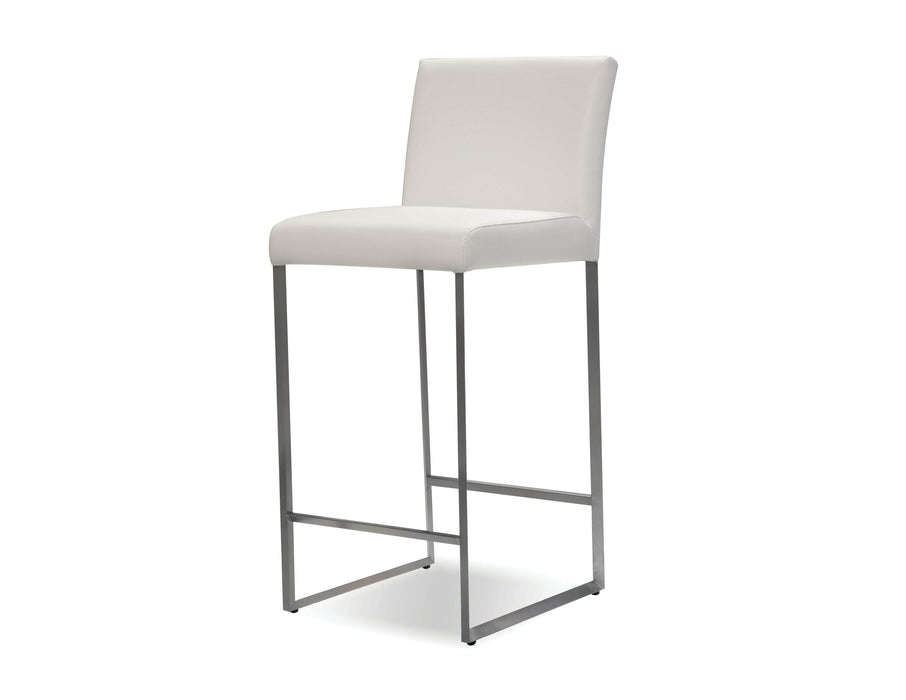 Pending - Mobital Bar Stool White Tate Leatherette Bar Stool Black - Available in 3 Colors