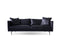  Mobital Sofa Tux Leather Sofa With Powder Coated Black Legs - Available in 2 Colors