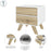 Pending - Modubox Living Room Table Bestar Alhena 20W End Table - Available in 2 Colors