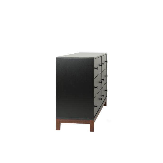 Prepac Dresser Nordik 6 Drawer Dresser in Black