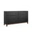 Prepac Dresser Nordik 6 Drawer Dresser in Black