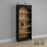 Pending - Prepac Bookcase Ark 78" Arched Bookcase in Black Oak