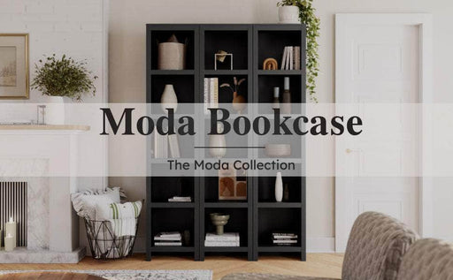 Pending - Prepac Bookcase Moda 80" Bookcase - Available in 3 Colors