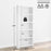 Pending - Prepac Bookcase Moda 80" Bookcase - Available in 3 Colors