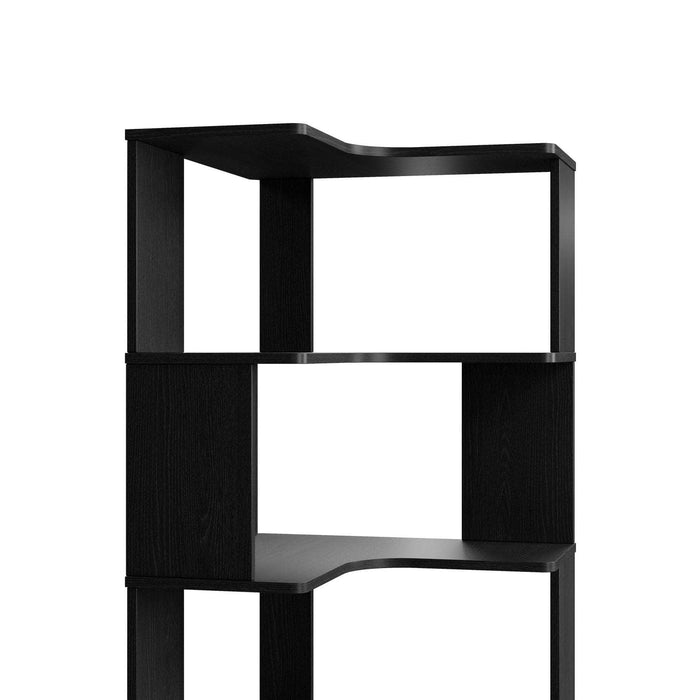 Pending - Prepac Bookcase Nordik 71.5" L-Shaped Corner Bookcase - Available in 3 Colors