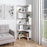 Pending - Prepac Bookcase Nordik 71.5" L-Shaped Corner Bookcase - Available in 3 Colors