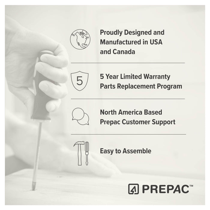 Pending - Prepac Bookcase Rustic Ridge 79.75" Bookcase in Washed White