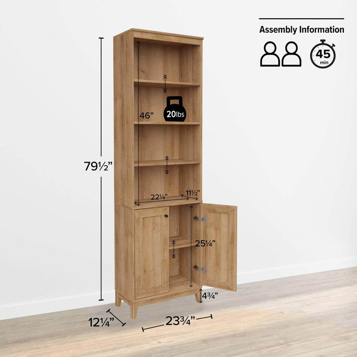 Pending - Prepac Bookcase Yaletown 79.5" Bookcase - Available in 2 Colors
