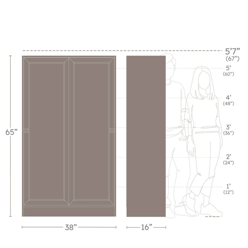 Pending - Prepac Cabinet Elite Plus Sliding Door Cabinet