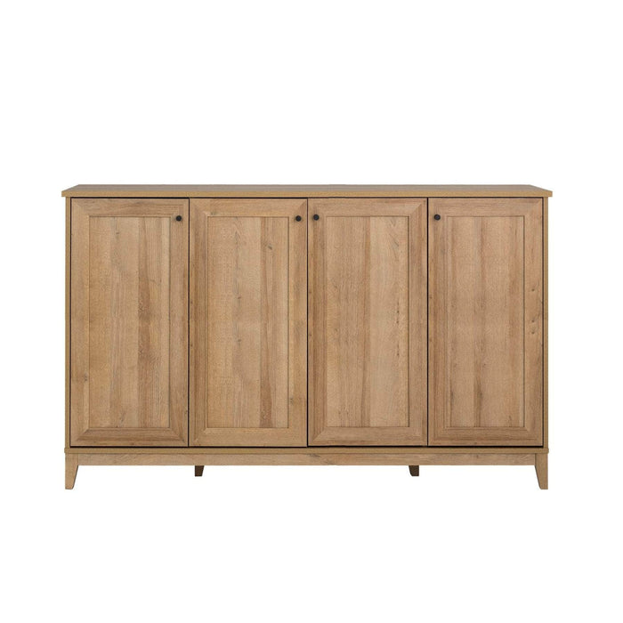 Pending - Prepac Console Oak Yaletown 60" 4-Door Console - Available in 2 Colors