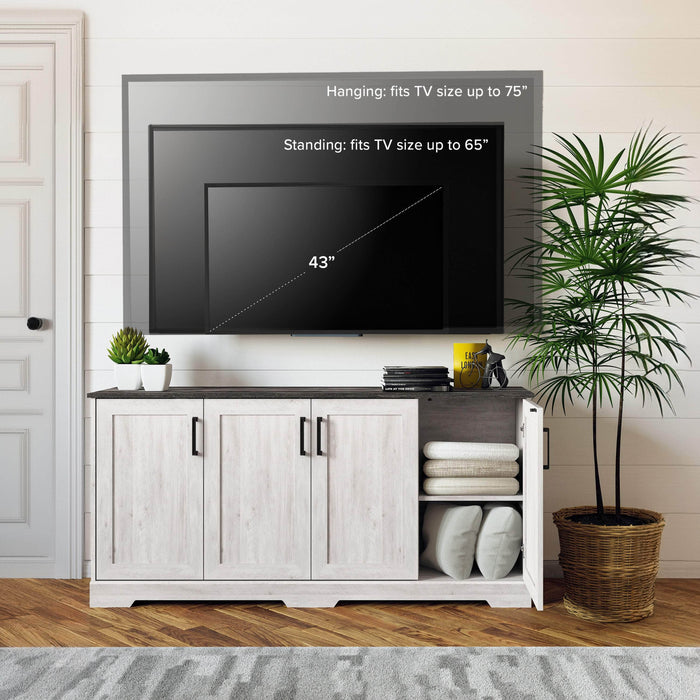 Pending - Prepac Console Rustic Ridge 66" 4-Door Console