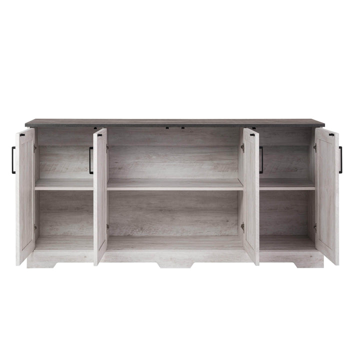 Pending - Prepac Console Rustic Ridge 66" 4-Door Console