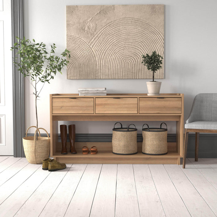 Pending - Prepac Console Table Oak Simply Modern 60.25" Console - Available in 3 Colors