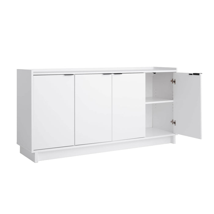 Pending - Prepac Console Table Simply Modern 4-Door Console - Available in 3 Colors