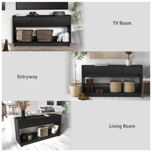 Pending - Prepac Console Table Simply Modern 60.25" Console - Available in 3 Colors