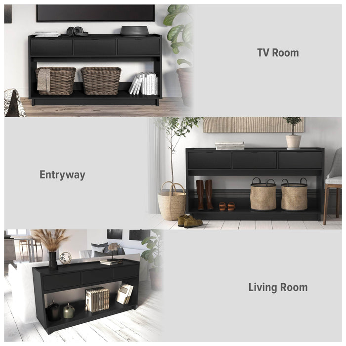 Pending - Prepac Console Table Simply Modern 60.25" Console - Available in 3 Colors