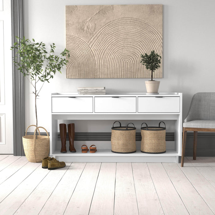 Pending - Prepac Console Table White Simply Modern 60.25" Console - Available in 3 Colors