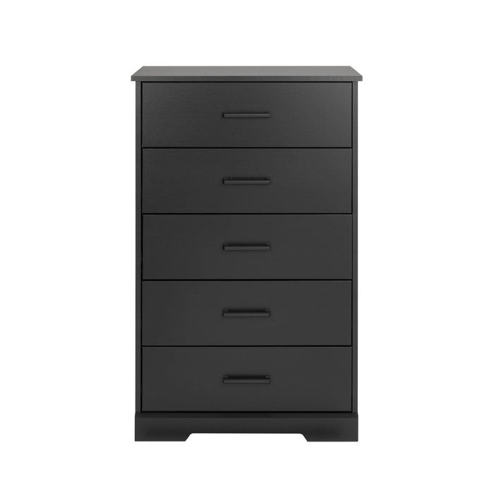 Pending - Prepac Drawer Chest Black Rustic Ridge 5-Drawer Chest - Available in 4 Colors
