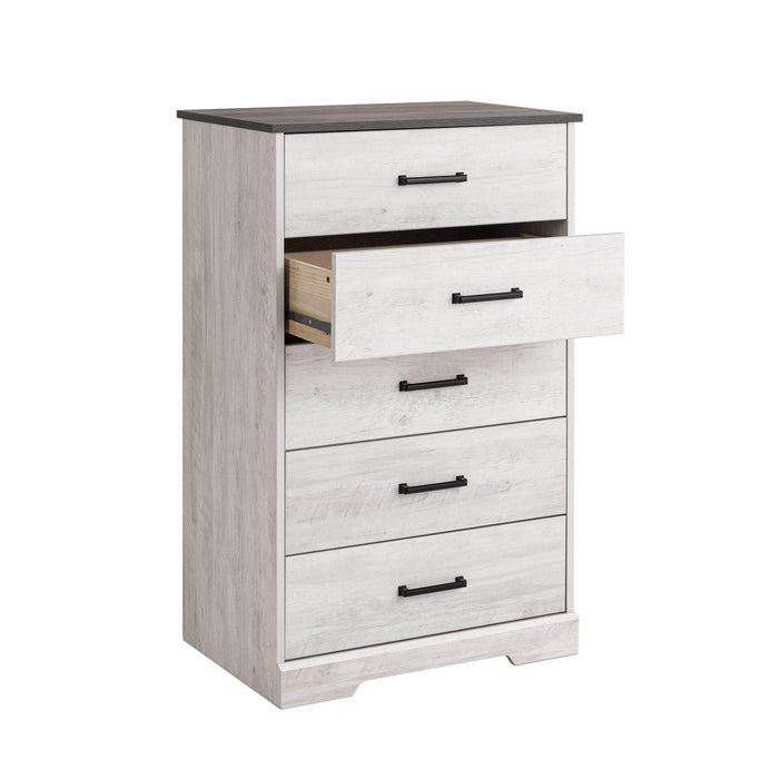 Pending - Prepac Drawer Chest Rustic Ridge 5-Drawer Chest - Available in 4 Colors