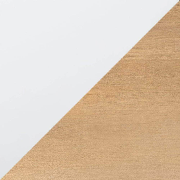 Pending - Prepac Drawer Chest Rustic Ridge Farmhouse 6-Drawer Chest in White & Natural Oak