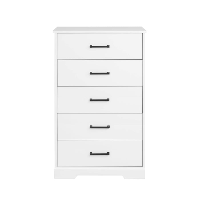 Pending - Prepac Drawer Chest White Rustic Ridge 5-Drawer Chest - Available in 4 Colors