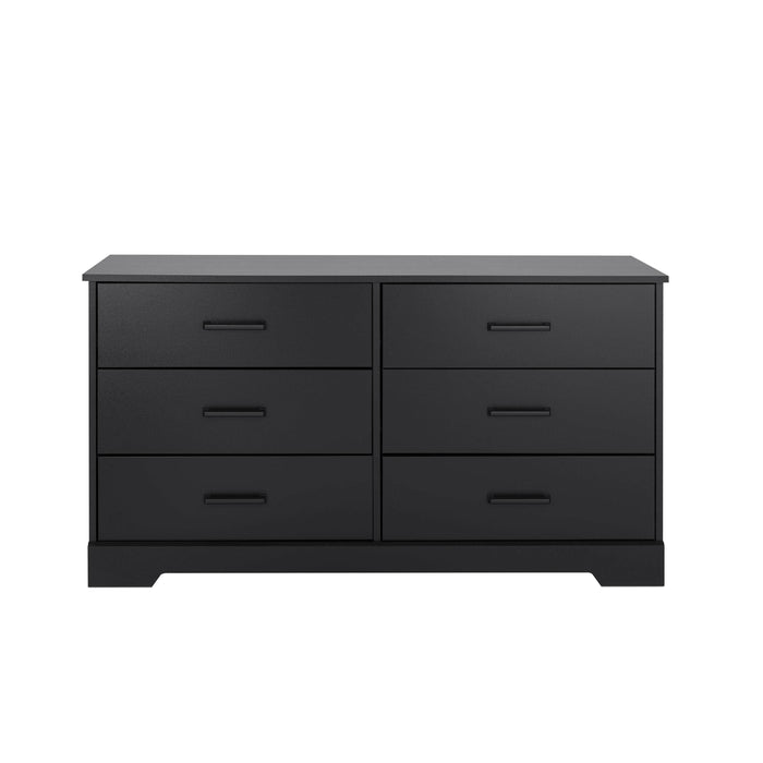 Pending - Prepac Dresser Black Rustic Ridge 6-Drawer Dresser- Available in 4 Colors