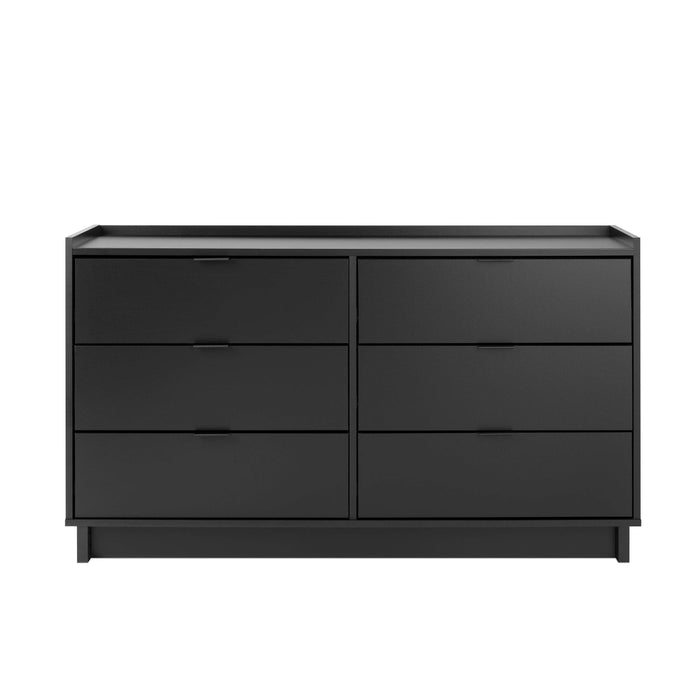 Pending - Prepac Dresser Black Simply Modern 6-Drawer Dresser - Available in 3 Colors