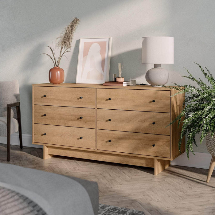 Pending - Prepac Dresser Finnley 6-Drawer Dresser - Available in 2 Colors