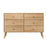 Pending - Prepac Dresser Milo 6-Drawer Dresser in Natural Oak
