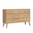 Pending - Prepac Dresser Milo 6-Drawer Dresser in Natural Oak