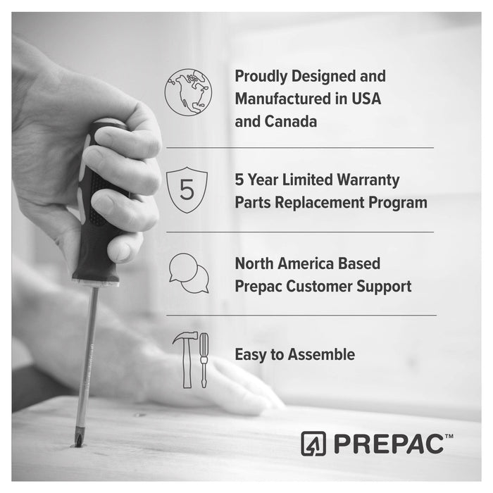 Pending - Prepac Dresser Rustic Ridge 6-Drawer Dresser- Available in 4 Colors