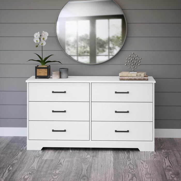 Pending - Prepac Dresser Rustic Ridge 6-Drawer Dresser- Available in 4 Colors