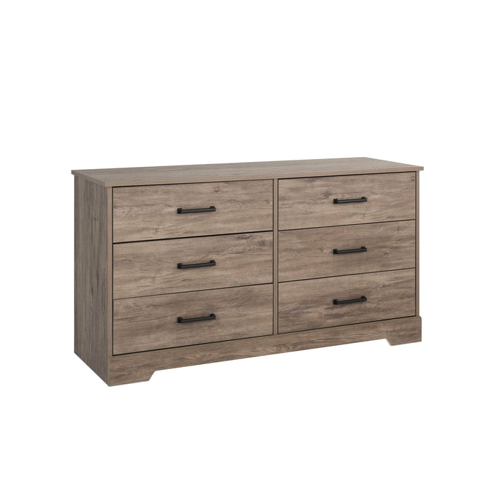 Pending - Prepac Dresser Rustic Ridge 6-Drawer Dresser- Available in 4 Colors